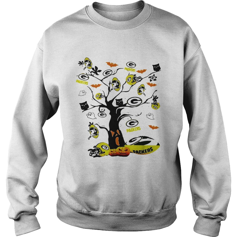 Green Bay Packers tree Halloween Sweatshirt