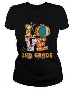 Halloween Love 3rd Grade Teacher Halloween Costume  Classic Ladies