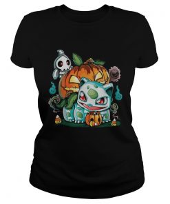 Halloween Pokemon Bulbasaur Pumpkin  Classic Ladies