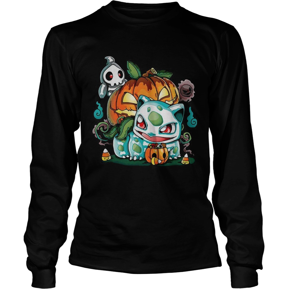 Halloween Pokemon Bulbasaur Pumpkin LongSleeve