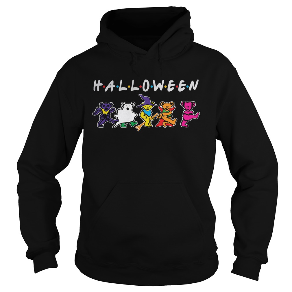 Halloween friends grateful dead bear dancing Hoodie