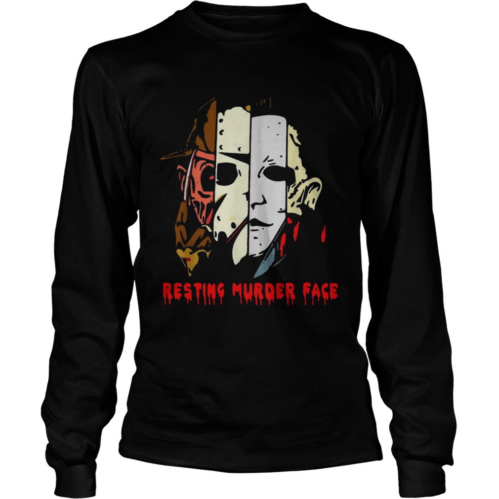 Halloween resting murder face LongSleeve