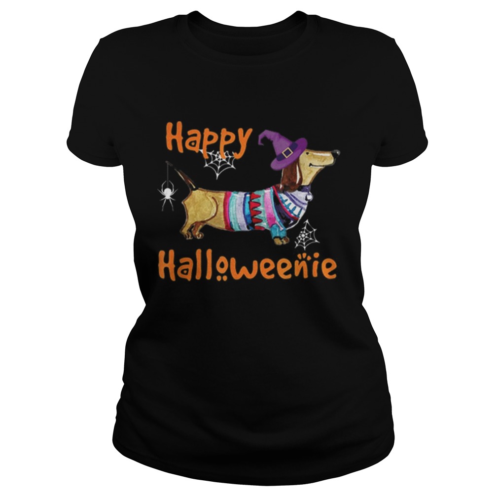 Happy Halloweenie Dachshund Halloween Classic Ladies