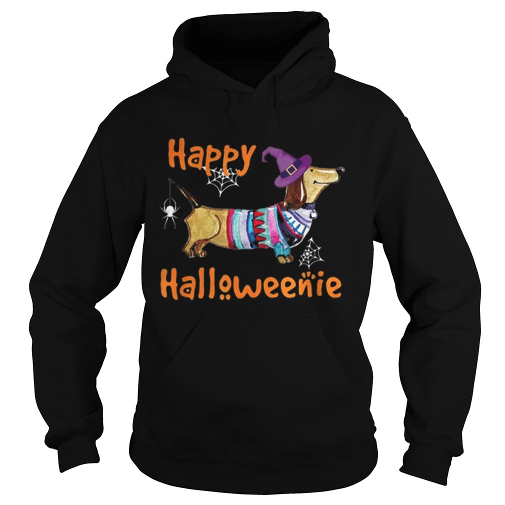 Happy Halloweenie Dachshund Halloween Hoodie