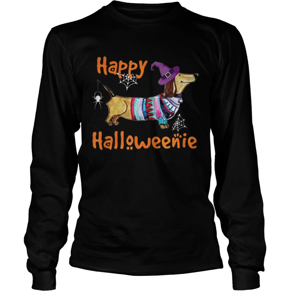 Happy Halloweenie Dachshund Halloween LongSleeve