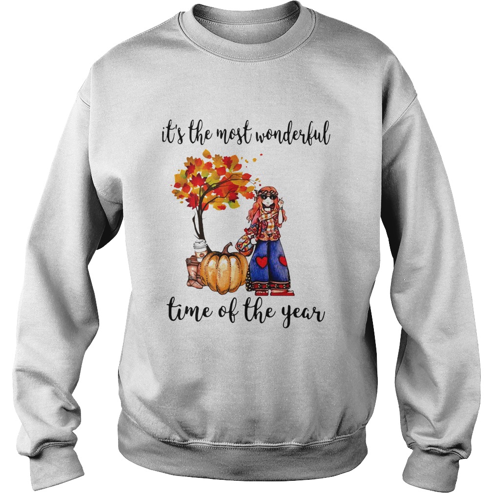 Hipper girl its the most wonderful time of the year Sweatshirt