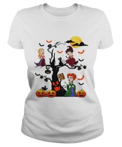 Hocus Tree Three Witches Pocus Shirt Classic Ladies