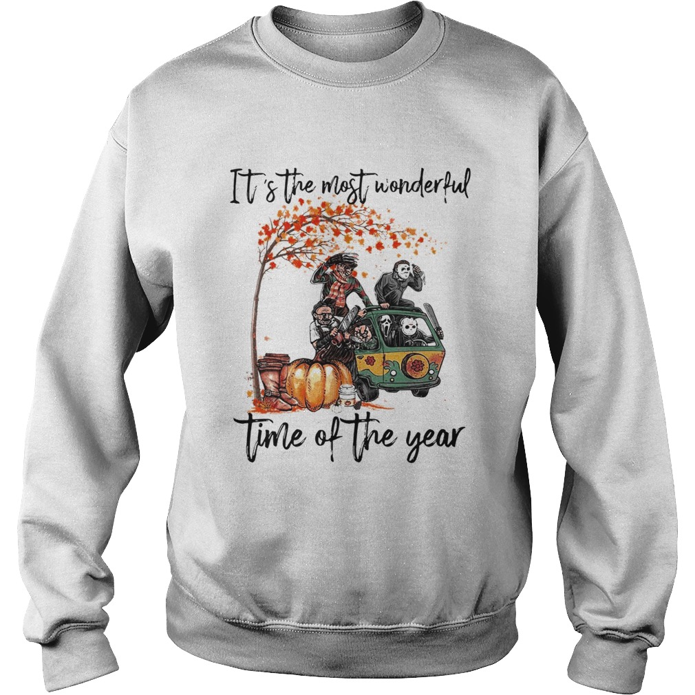 Horror character movie Its the most wonderful time of the year Sweatshirt