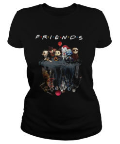 Horror characters movie water mirror reflection friends  Classic Ladies