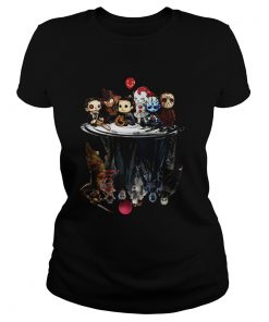 Horror characters movies water mirror reflection  Classic Ladies