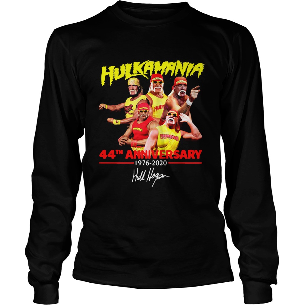 Hulkamania 44th Anniversary 19762020 Signature LongSleeve