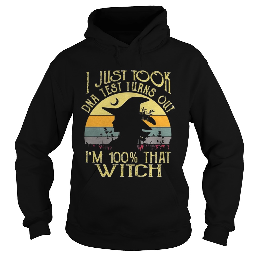 I Just Took A DNA Test Turns Out Im 100 Witch Halloween Shirt Hoodie