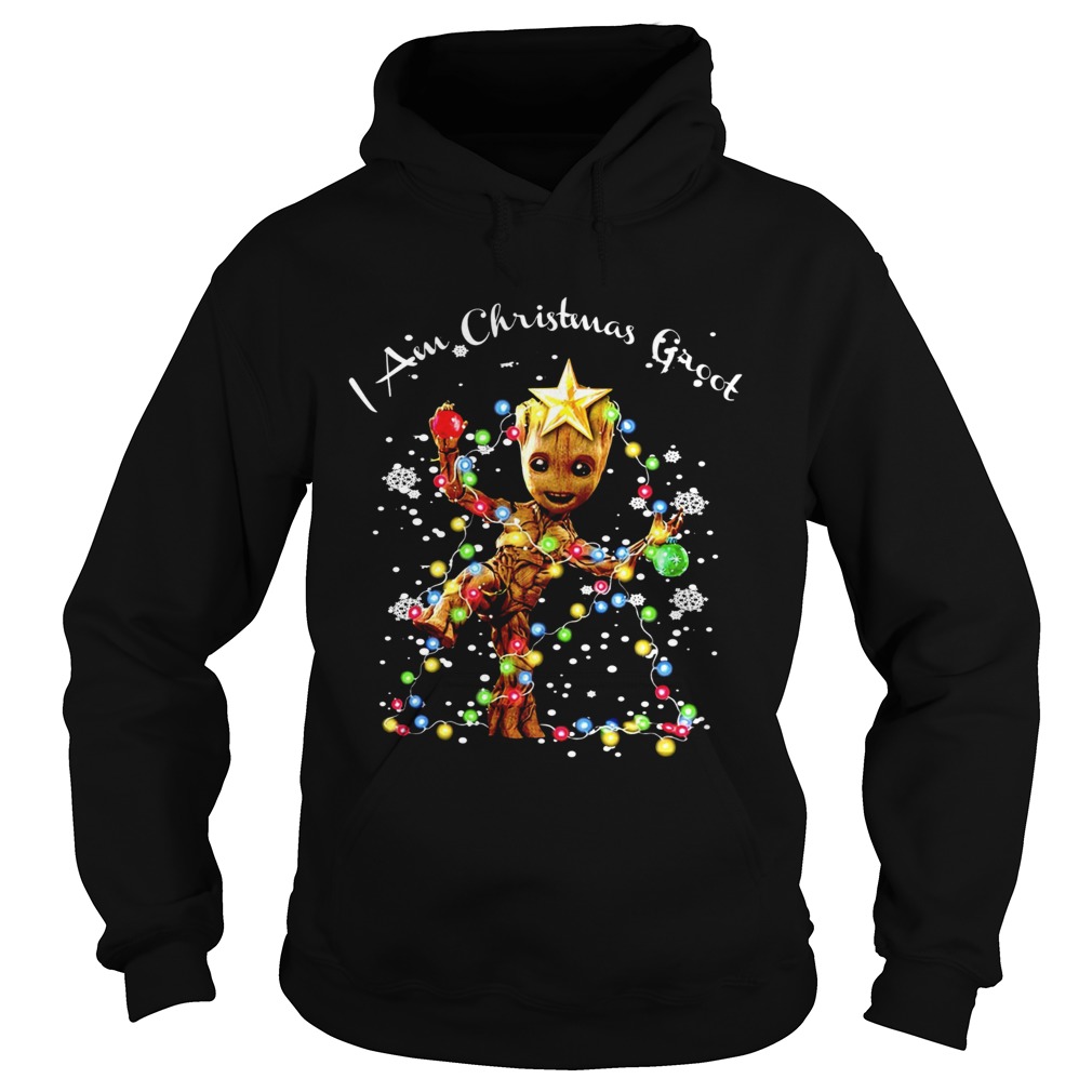 I am Christmas Groot Hoodie