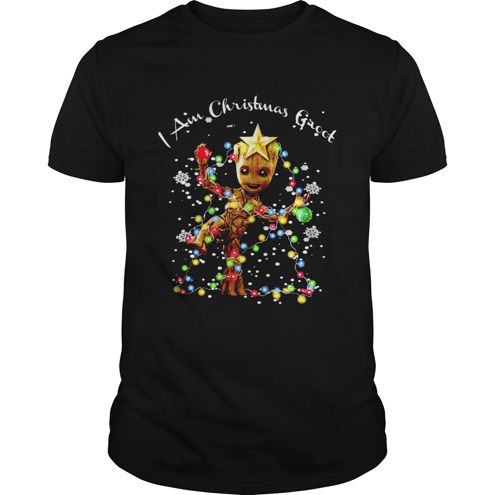 I am Christmas Groot shirt