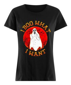 I boo what I want Ghost Halloween  Classic Women's T-shirt