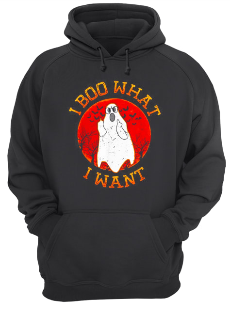 I boo what I want Ghost Halloween Unisex Hoodie