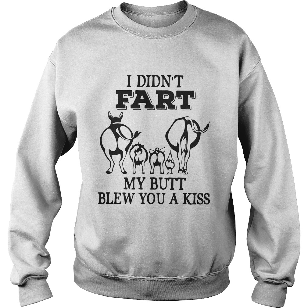 I didnt fart my butt blew you a kiss Sweatshirt