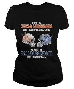 Im Texas Longhorns on saturdays and a Dallas Cowboys on sundays  Classic Ladies