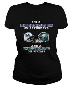 Im a Penn State Nittany Lion on Saturdays and a Philadelphia Eagle on sundays  Classic Ladies