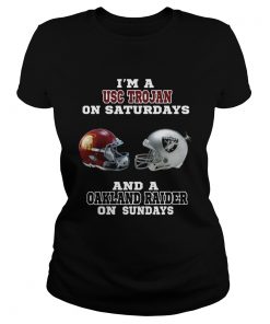 Im a USC Trojan on Saturdays and a Oakland Raider on sundays  Classic Ladies