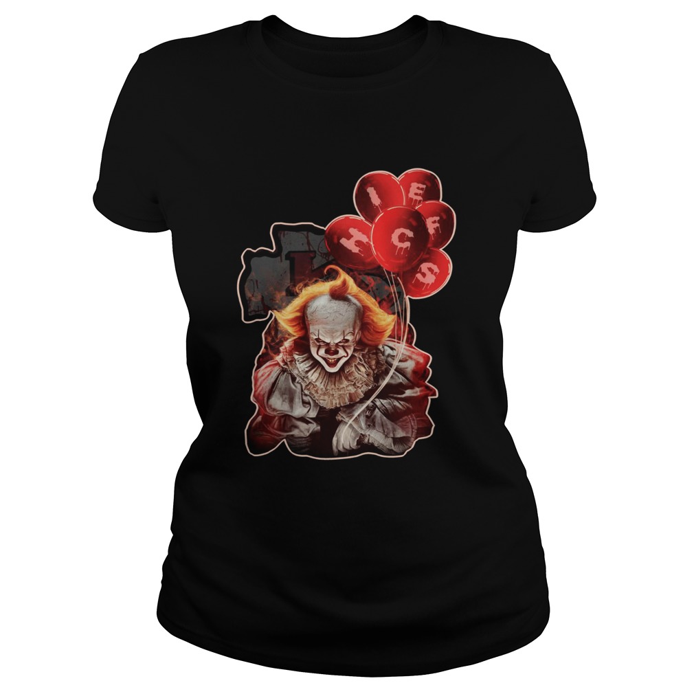 It Pennywise holding balloon Kansas City Chiefs Classic Ladies