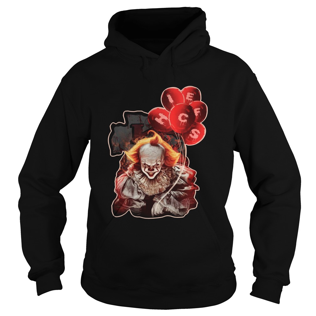 It Pennywise holding balloon Kansas City Chiefs Hoodie