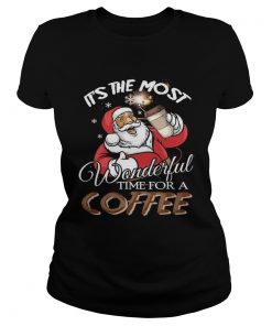 Its the most wonderful time for a coffee Santa Claus  Classic Ladies