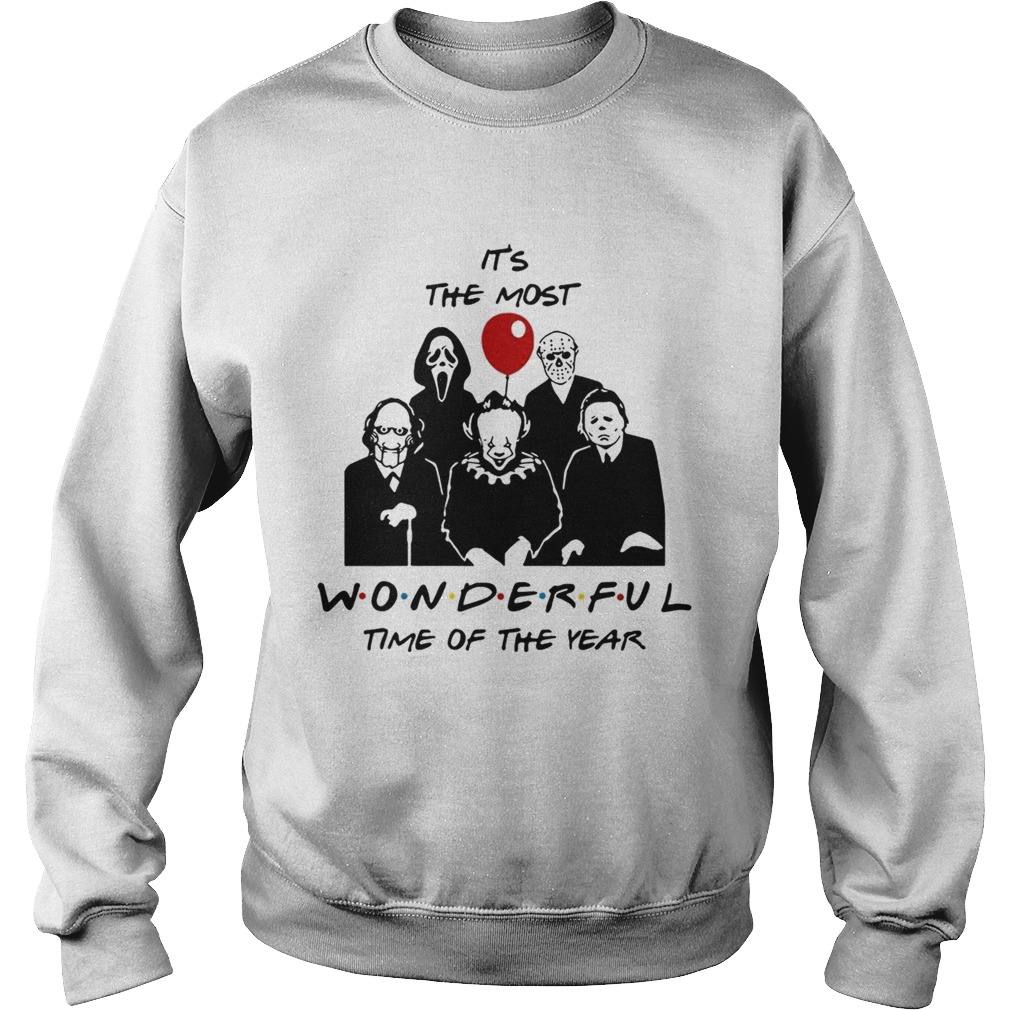 Its the most wonderful time of the year Horror character movie Sweatshirt