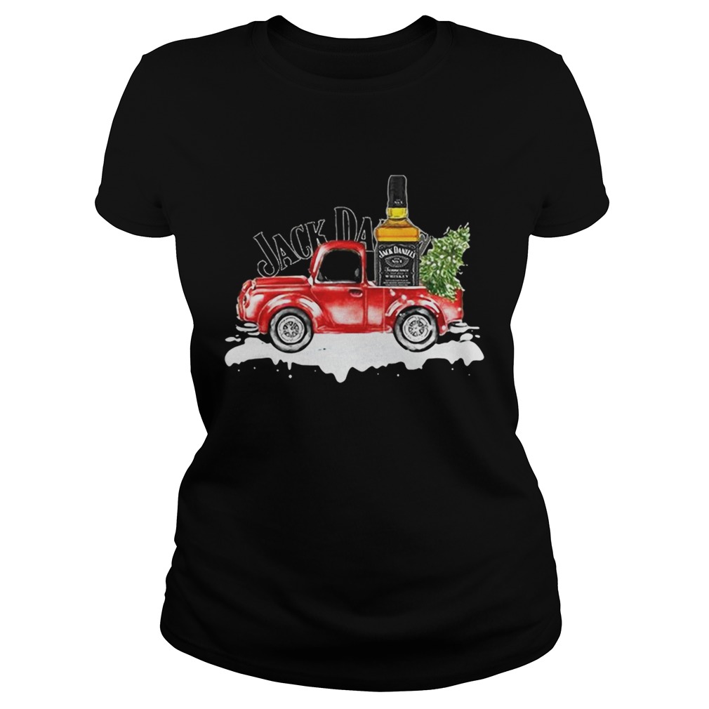 Jack Daniels Whiskey christmas truck Classic Ladies