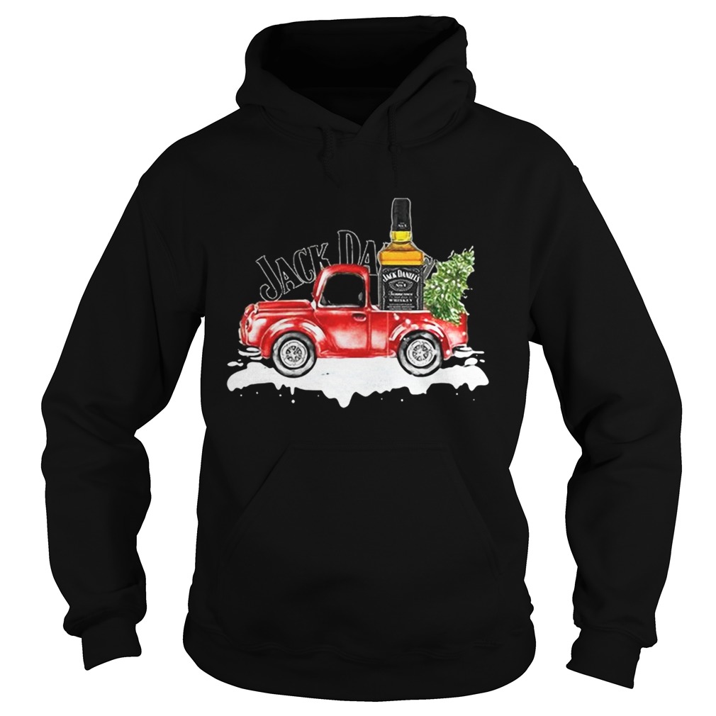 Jack Daniels Whiskey christmas truck Hoodie