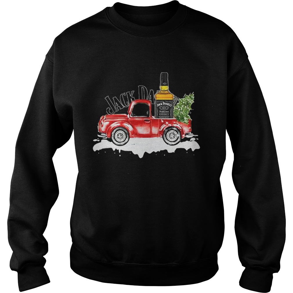 Jack Daniels Whiskey christmas truck Sweatshirt