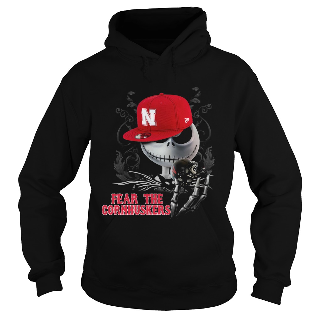 Jack Skellington Fear The Cornhuskers Shirt Hoodie