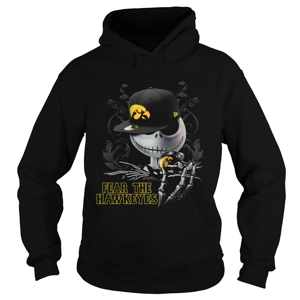 Jack Skellington Fear The Hawkeyes Shirt Hoodie