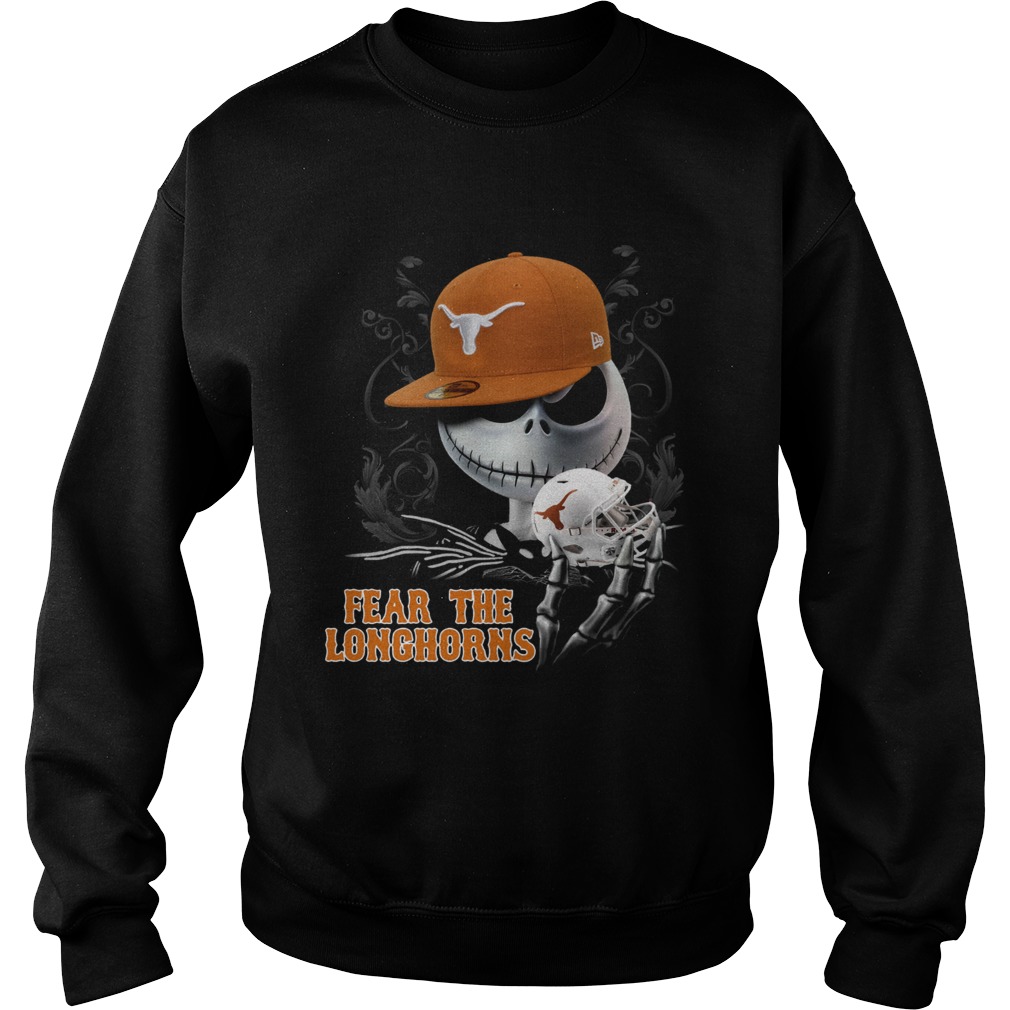 Jack Skellington Fear The Longhorns Shirt Sweatshirt