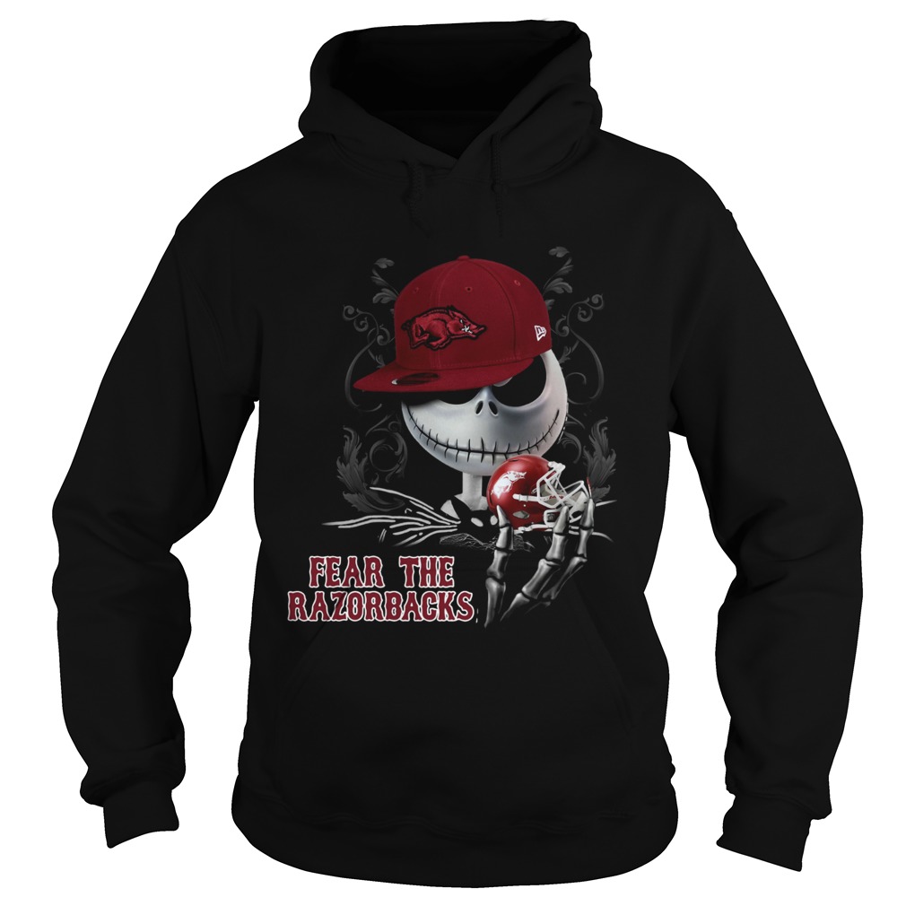 Jack Skellington Fear The Razorbacks Shirt Hoodie