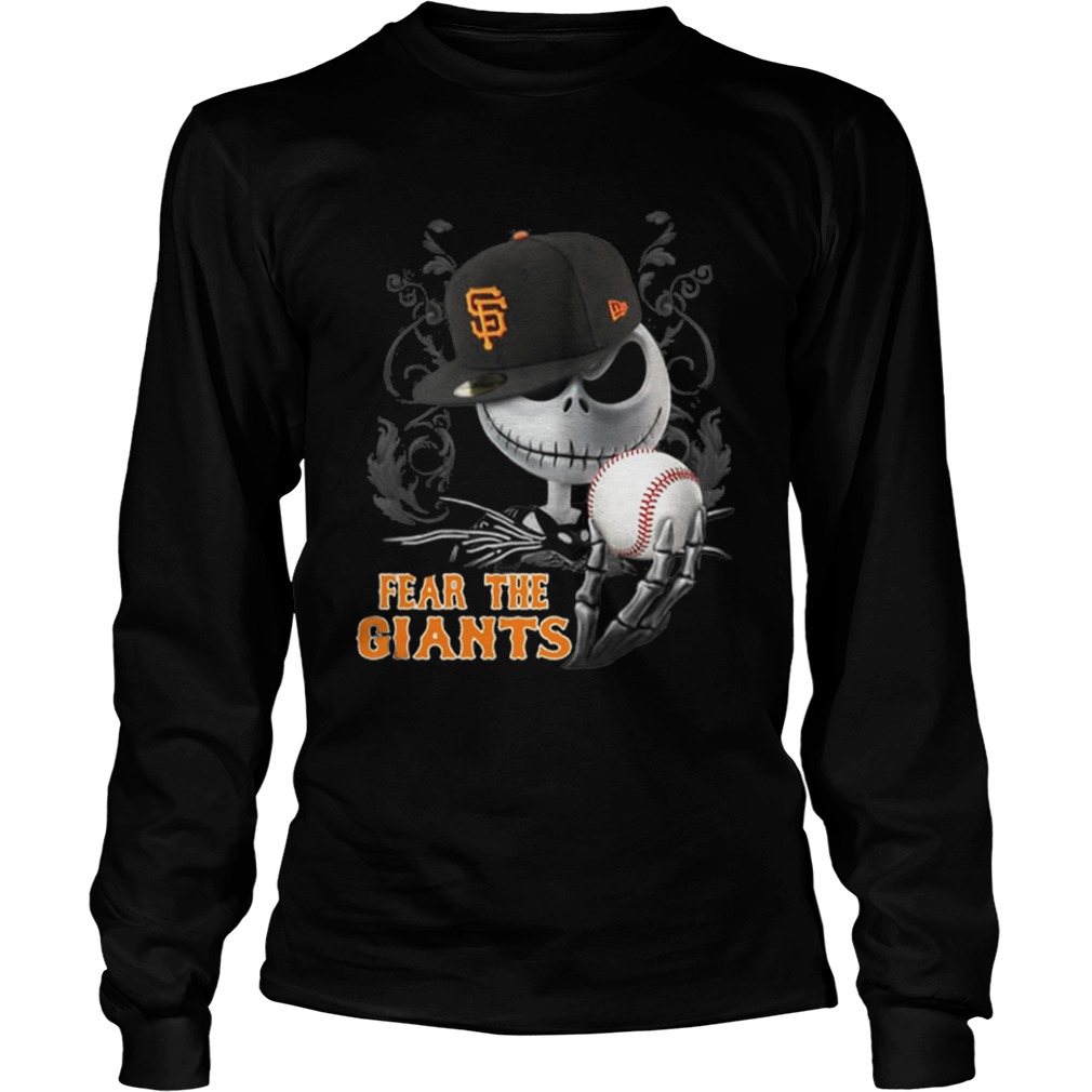 Jack Skellington Fear The San Francisco Giants LongSleeve