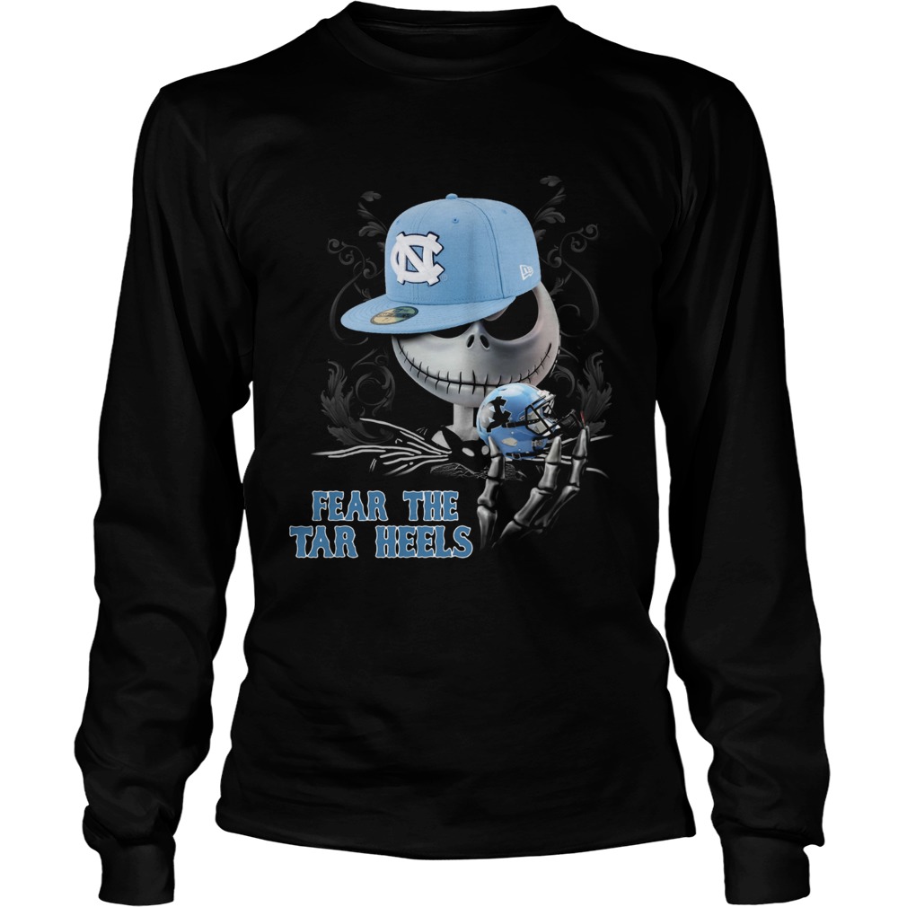 Jack Skellington Fear The Tar Heels Shirt LongSleeve