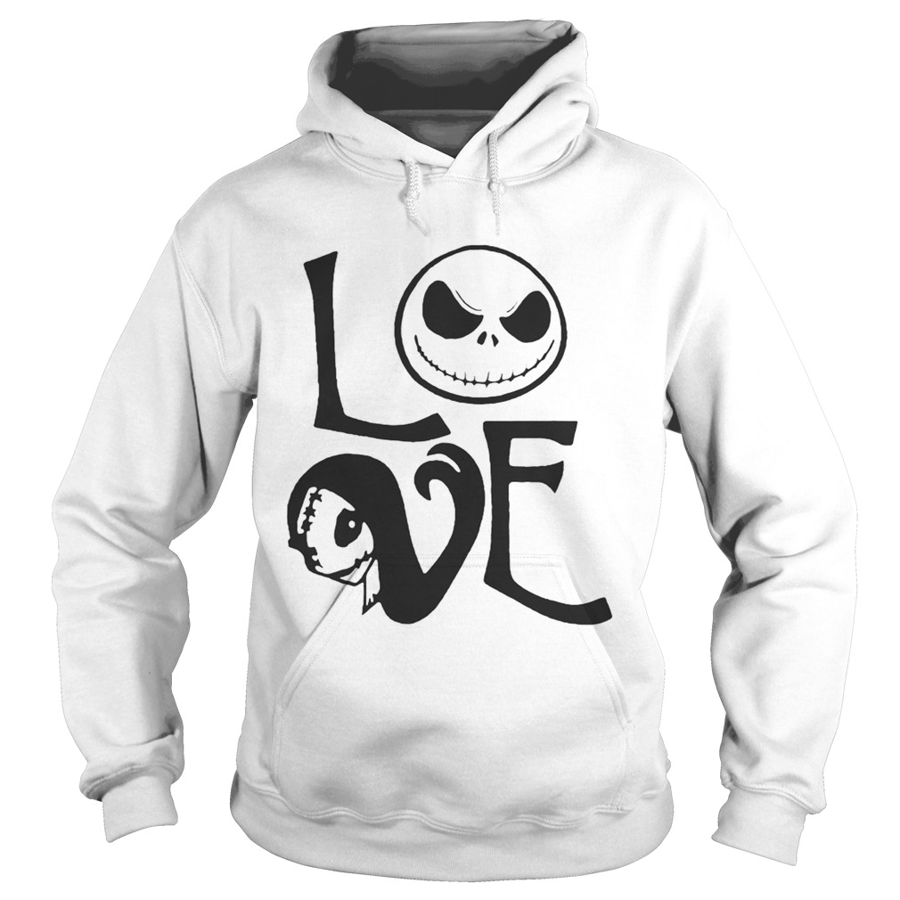 Jack Skellington and Sally love Halloween Hoodie