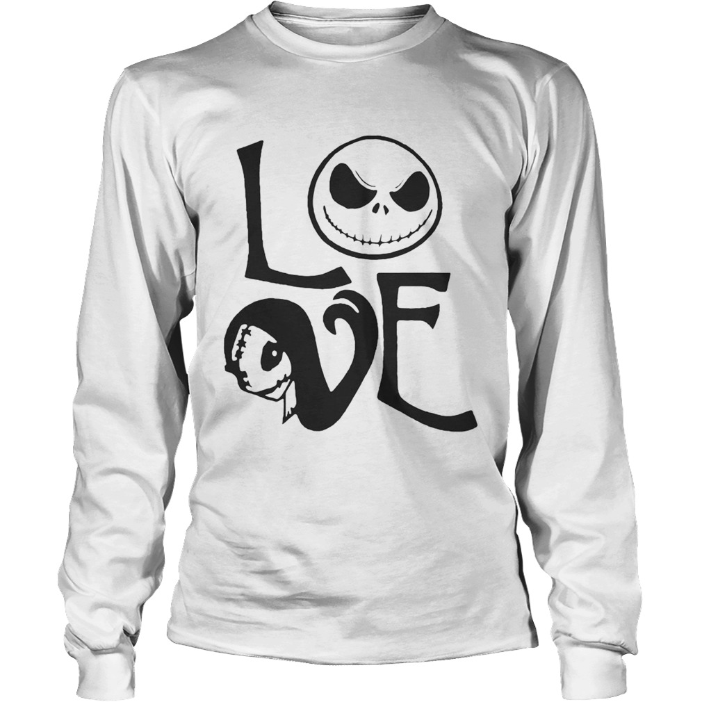 Jack Skellington and Sally love Halloween LongSleeve