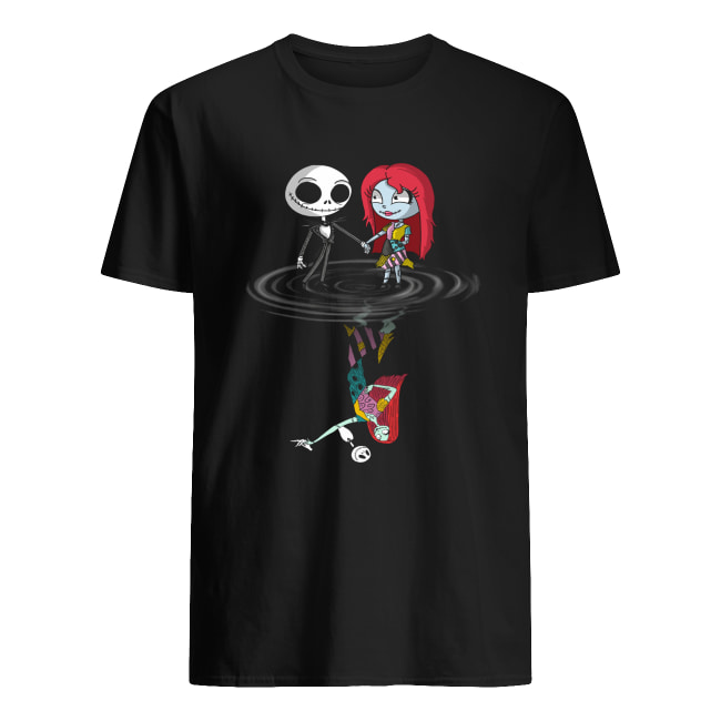 Jack Skellington and Sally water reflection shirt