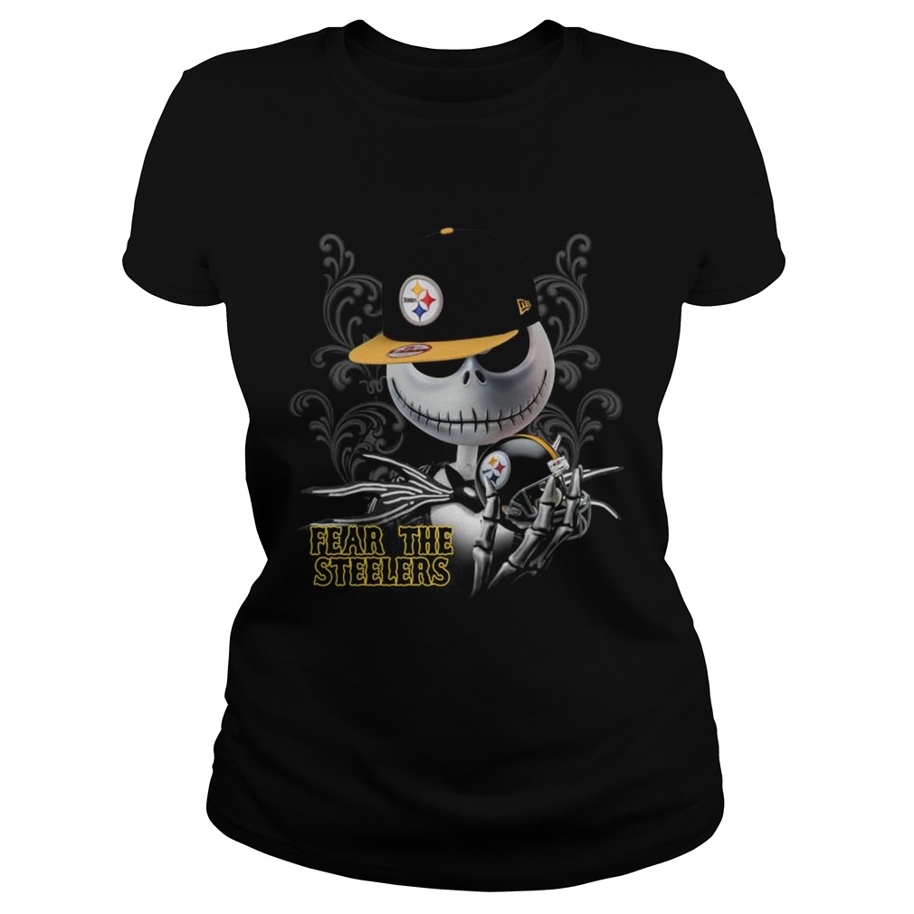 Jack Skellington fear the Steelers Classic Ladies