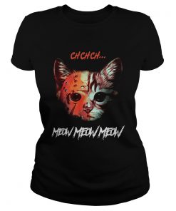 Jason Voorhees Cat ch ch ch meow meow meow  Classic Ladies