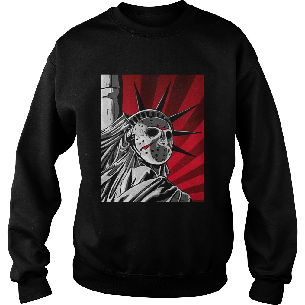 Jason Voorhees statue of liberty Sweatshirt