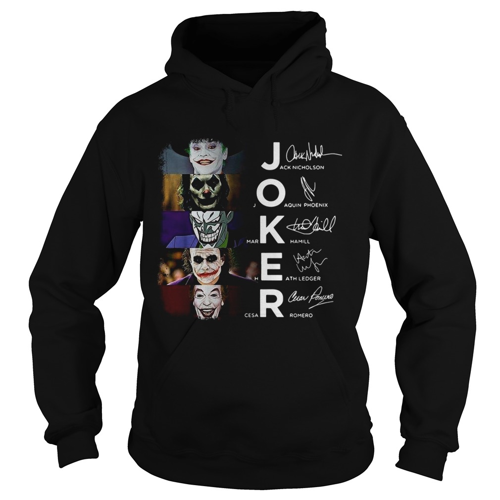 Joker Jack Nicholson Joaquin Phoenix Mark Hamill Heath Ledger Hoodie