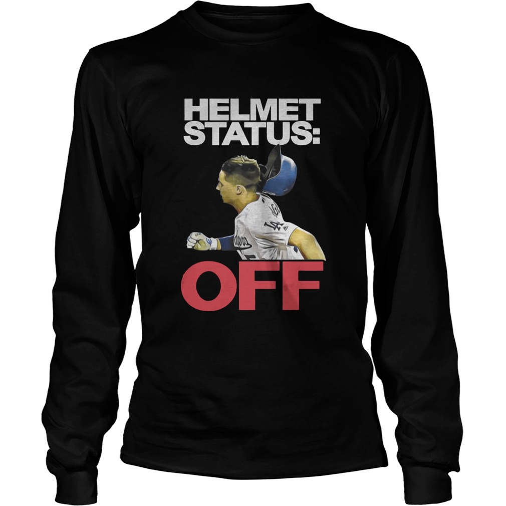 LA Dodgers Helmet Status Off Shirt LongSleeve