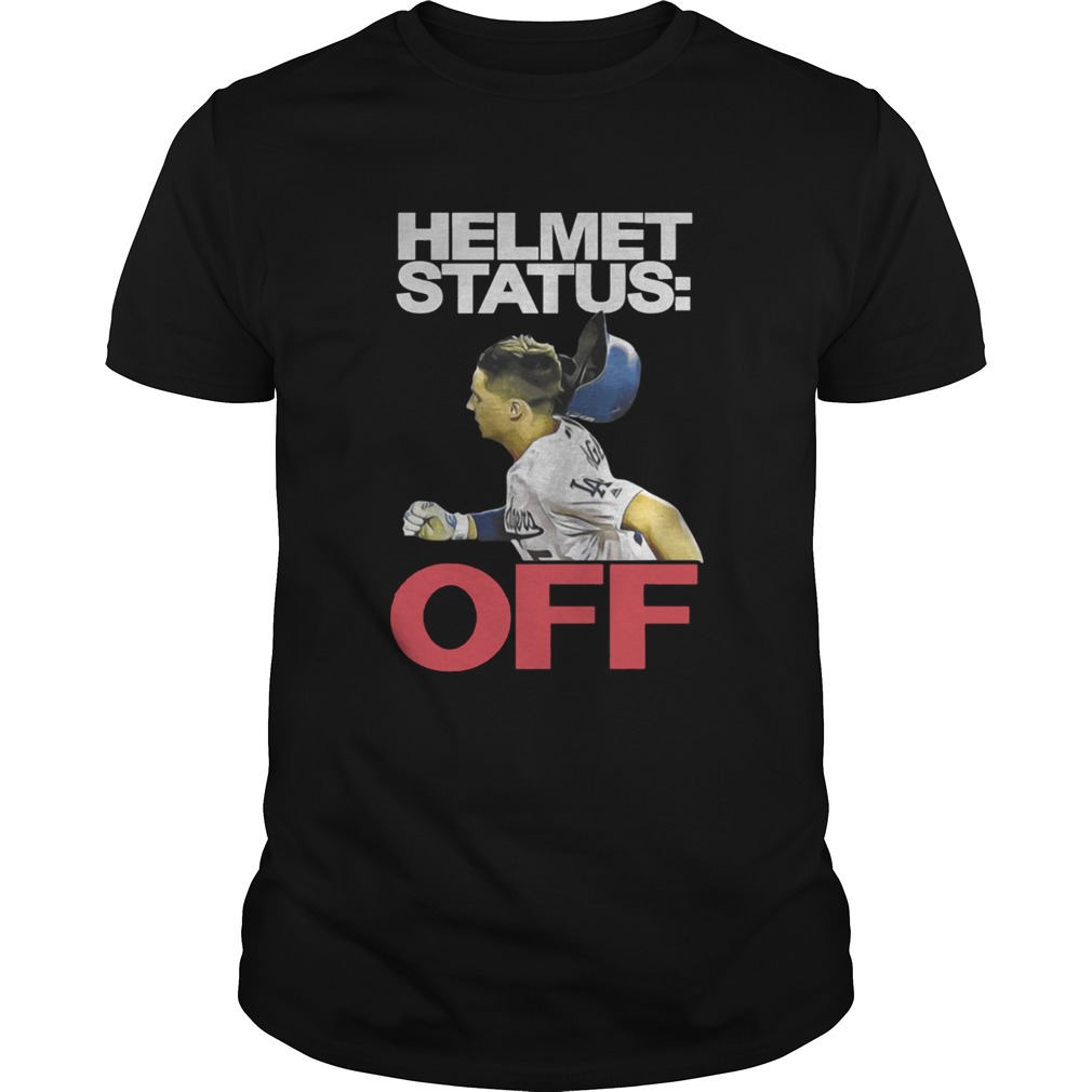 LA Dodgers Helmet Status Off Shirt