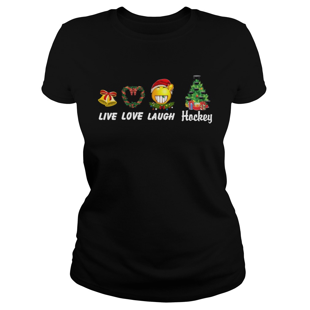 Live Love Laugh Hockey Christmas Classic Ladies