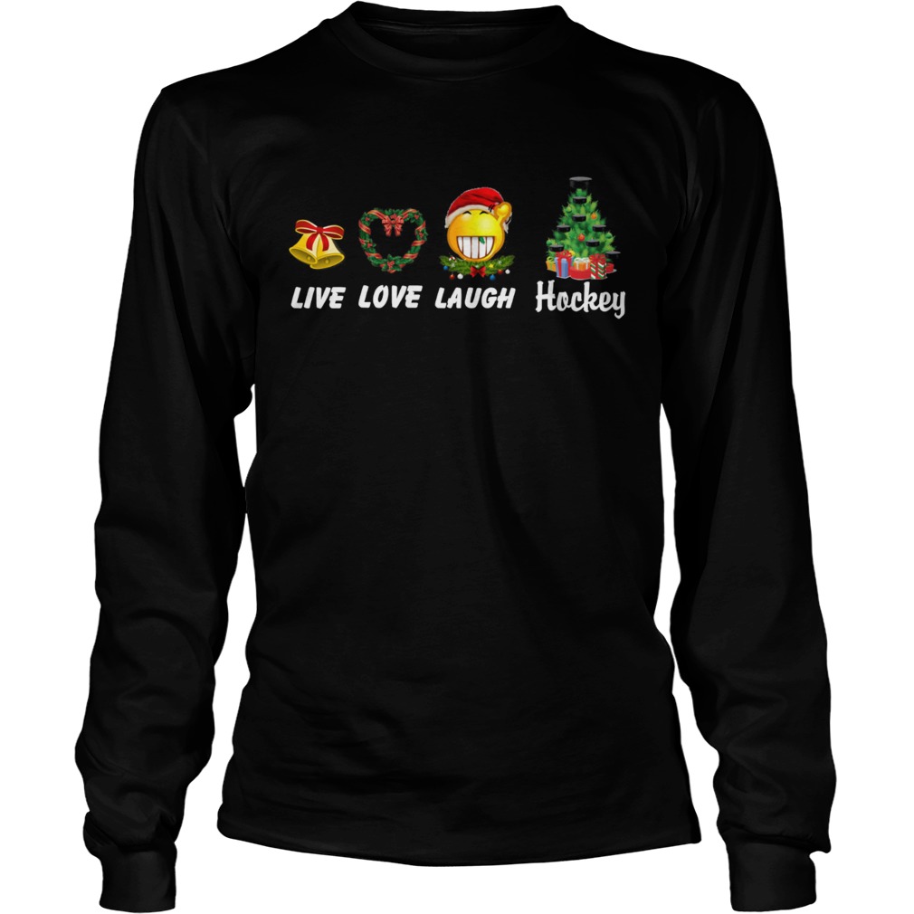 Live Love Laugh Hockey Christmas LongSleeve