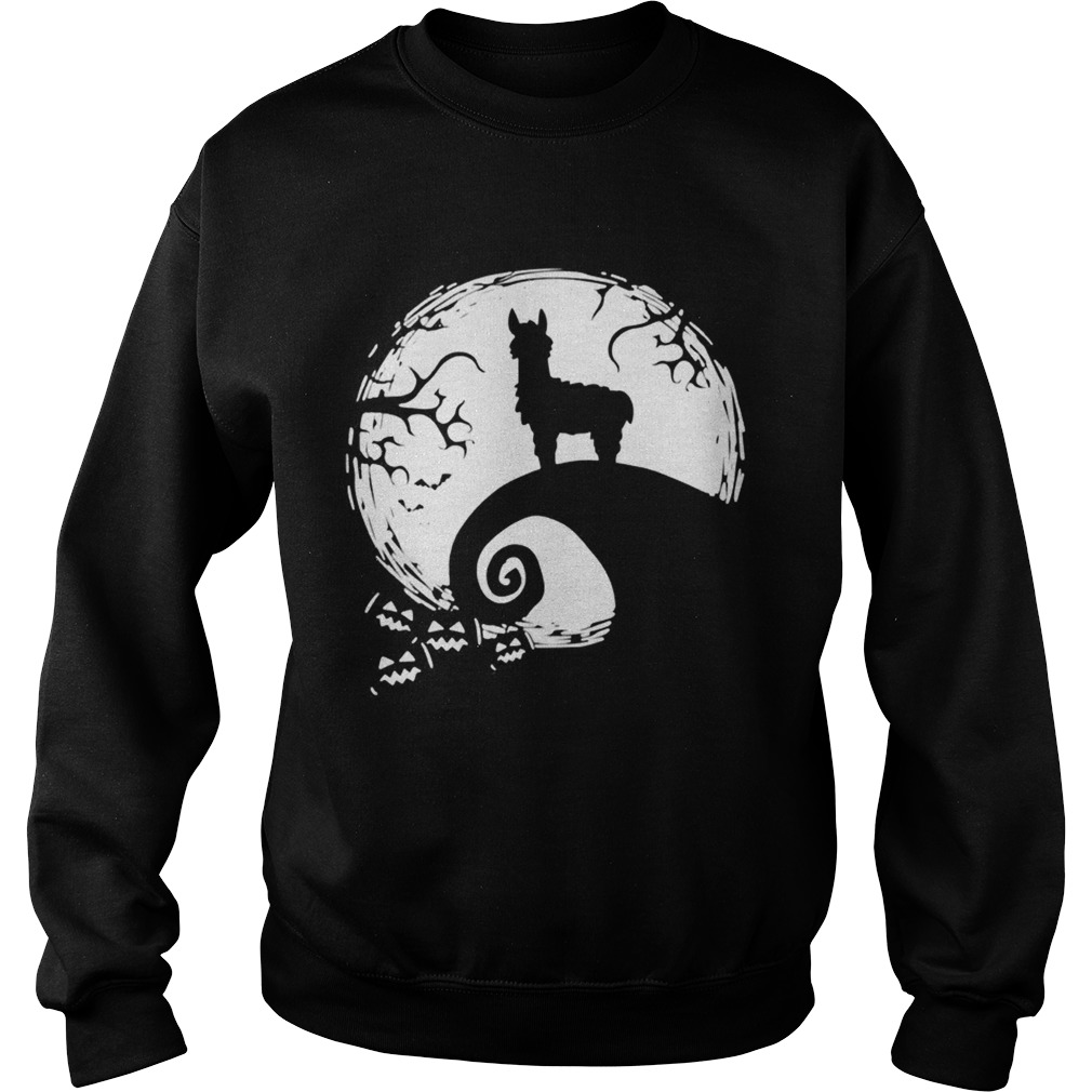 Llamas and Moon Halloween Costume Sweatshirt