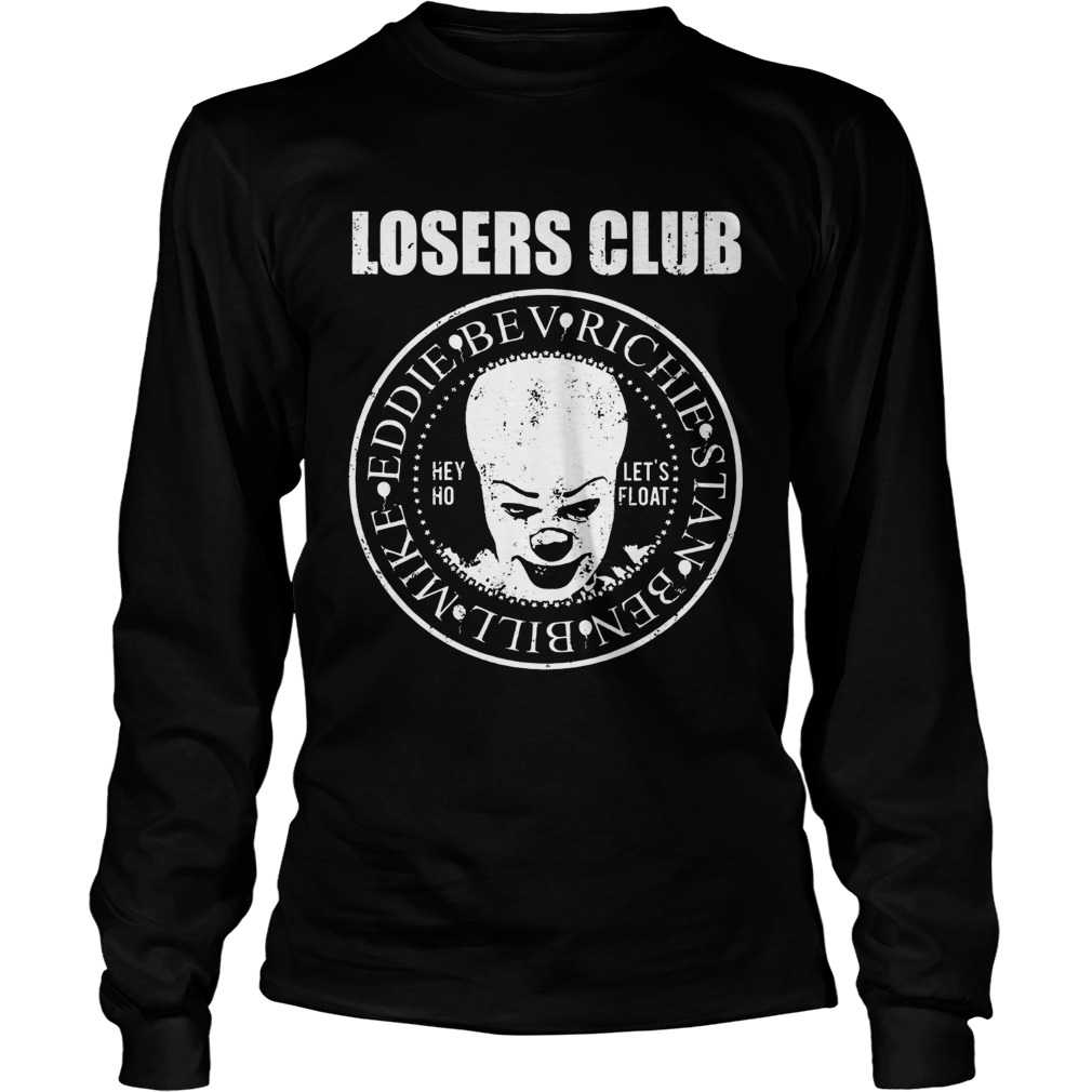 Losers club Mike Eddie Be V Richie Stan Ben LongSleeve